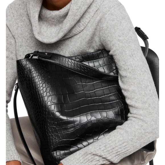 All Saints Bags Allsaints Polly Crocembossed Large Leather Tote Poshmark All Saints Bags Allsaints Polly Crocembossed Large Leather Tote Poshmark